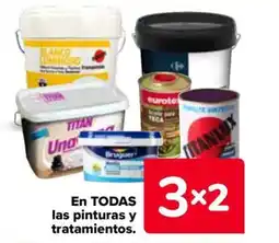 Carrefour En todas las pinturas y tratamientos. oferta