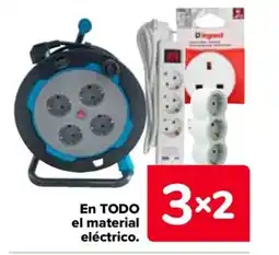 Carrefour En todo el material eléctrico. oferta