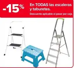 Carrefour En todas las escaleras y taburetes. oferta