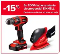 Carrefour EINHELL En toda la herramienta electroportátil oferta