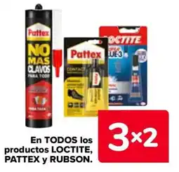 Carrefour LOCTITE, PATTEX y RUBSON En todos los productos oferta