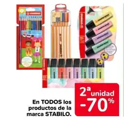Carrefour STABILO En todos los productos de la marca oferta