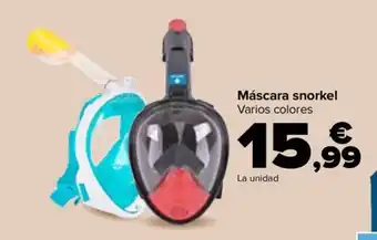 Carrefour Máscara snorkel oferta
