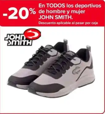 Carrefour JOHN SMITH En todos los deportivos de hombre y mujer oferta