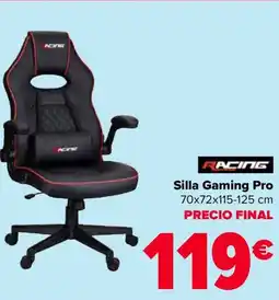 Carrefour RACING Silla Gaming Pro oferta