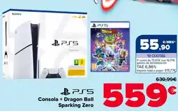 Carrefour PS5 Consola + Dragon Ball Sparking Zero oferta