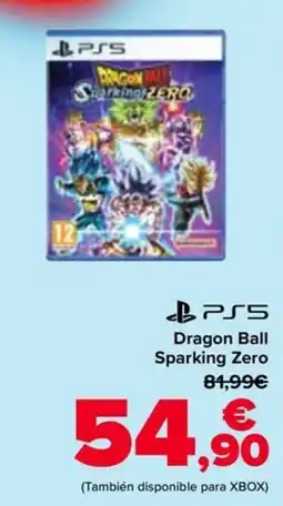 Carrefour PS5 Dragon Ball Sparking Zero oferta