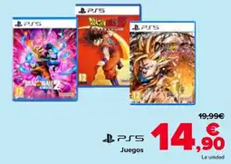Carrefour PS5 Juegos oferta