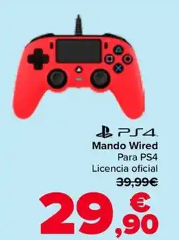 Carrefour PS4 Mando Wired oferta