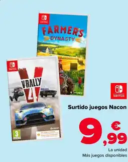 Carrefour Surtido juegos Nacon oferta