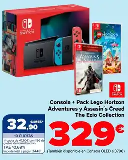 Carrefour Consola + Pack Lego Horizon Adventures y Assasin's Creed The Ezio Collection oferta