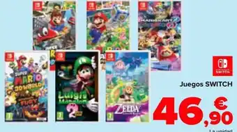 Carrefour Juegos switch oferta