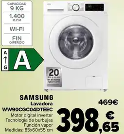 Carrefour SAMSUNG Lavadora WW90CGC04DTEEC oferta