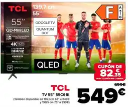 Carrefour TCL TV 55" 55C61K oferta