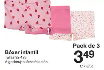 Zeeman Bóxer infantil oferta