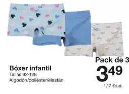 Zeeman Bóxer infantil oferta