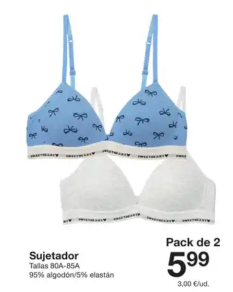 Zeeman Sujetador oferta