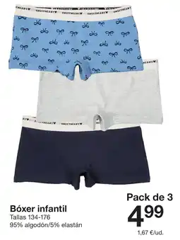 Zeeman Bóxer infantil oferta