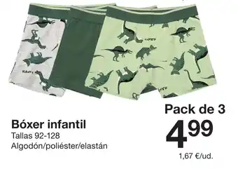 Zeeman Bóxer infantil oferta