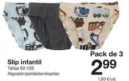Zeeman Slip infantil oferta