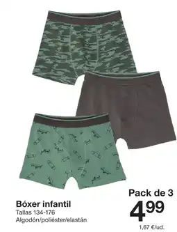 Zeeman Bóxer infantil oferta