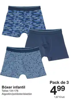 Zeeman Bóxer infantil oferta