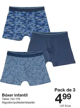 Zeeman Bóxer infantil oferta