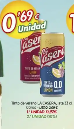 Alsara Supermercados LA CASERA Tinto de verano oferta