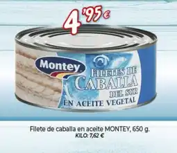 Alsara Supermercados MONTEY Filete de caballa en aceite oferta