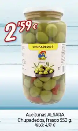 Alsara Supermercados ALSARA Aceitunas Chupadedos oferta