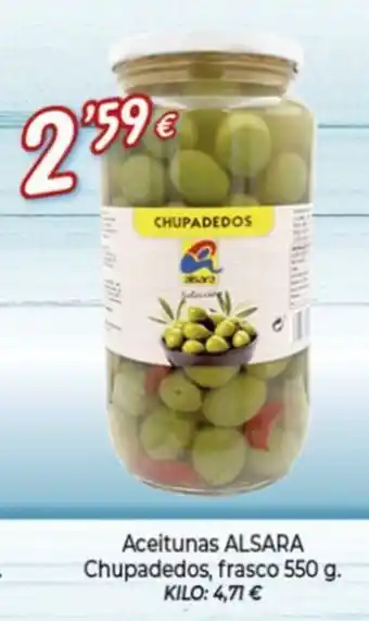 Alsara Supermercados ALSARA Aceitunas Chupadedos oferta