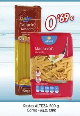 Alsara Supermercados ALTEZA Pastas oferta