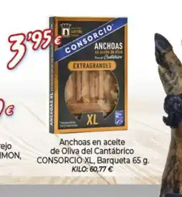 Alsara Supermercados CONSORCIO Anchoas en aceite de Oliva del Cantábrico oferta
