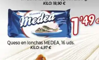 Alsara Supermercados MEDEA Queso en lonchas oferta
