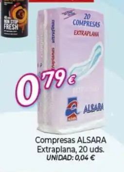 Alsara Supermercados AlSARA Compresas Extraplana oferta