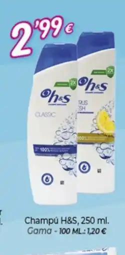 Alsara Supermercados H&S Champú oferta