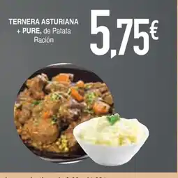 Masymas Ternera asturiana + pure oferta