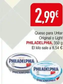 Masymas PHILADELPHIA Queso para Untar Original o Light oferta