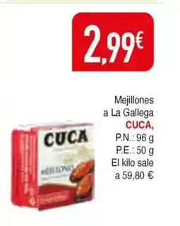 Masymas CUCA Mejillones a La Gallega oferta
