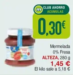 Masymas ALTEZA Mermelada 0% Fresa oferta