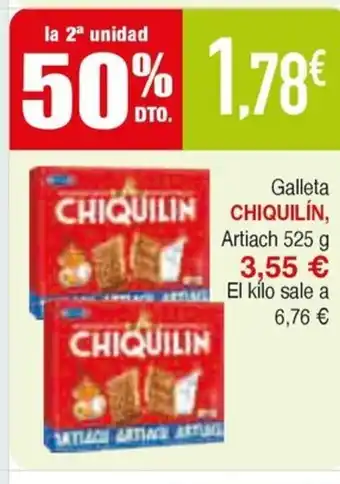 Masymas CHIQUILÍN Galleta oferta