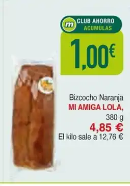 Masymas MI AMIGA LOLA Bizcocho Naranja oferta