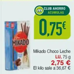 Masymas LU Mikado Choco Leche oferta