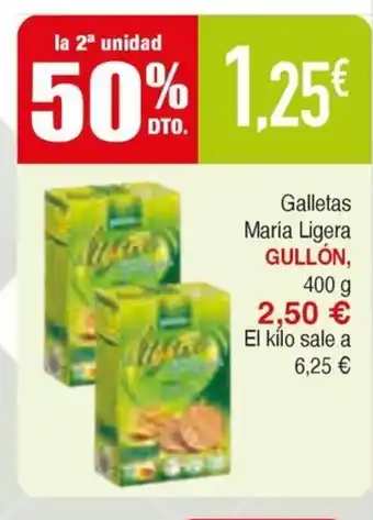 Masymas GULLÓN Galletas María Ligera oferta