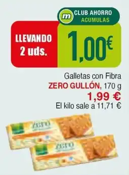 Masymas ZERO GULLÓN Galletas con Fibra oferta