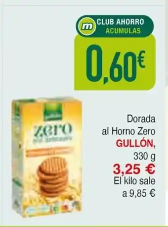 Masymas GULLÓN Dorada al Horno Zero oferta