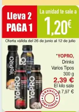Masymas YOPRO Drinks Varios Tipos oferta