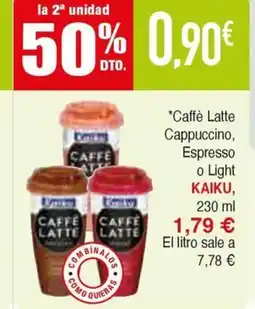 Masymas KAIKU Caffè Latte Cappuccino, Espresso oferta