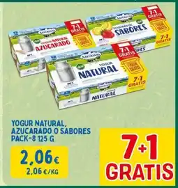 Masymas Yogur natural, azucarado o sabores oferta