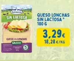 Masymas Queso lonchas sin lactosa oferta